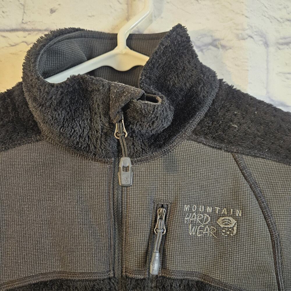 Mountain Hardwear Women's Black Polartec Monkey Fleece Jacket XS Full Zip - Picture 2 of 6